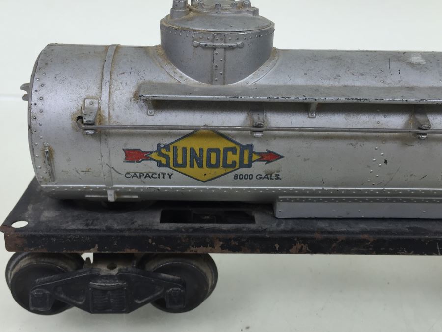 Vintage O Gauge Lionel 2056 Hudson Engine + Lionel O Gauge Sunoco Gasoline Tanker Train [Photo 16]