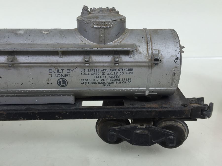 Vintage O Gauge Lionel 2056 Hudson Engine + Lionel O Gauge Sunoco Gasoline Tanker Train [Photo 17]