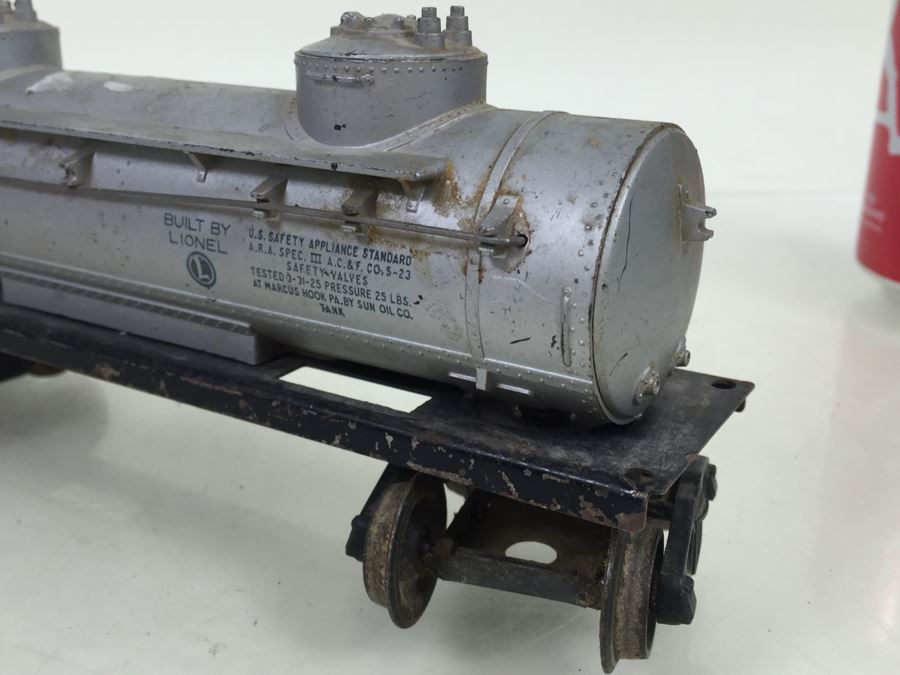 Vintage O Gauge Lionel 2056 Hudson Engine + Lionel O Gauge Sunoco Gasoline Tanker Train [Photo 20]