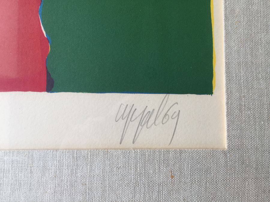 JUST ADDED - Karel Appel (Dutch, 1921-2006) Abstract 1969 Limited Edition Lithograph Hand Signed 60/85 [Photo 5]