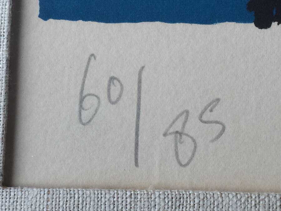 JUST ADDED - Karel Appel (Dutch, 1921-2006) Abstract 1969 Limited Edition Lithograph Hand Signed 60/85 [Photo 6]