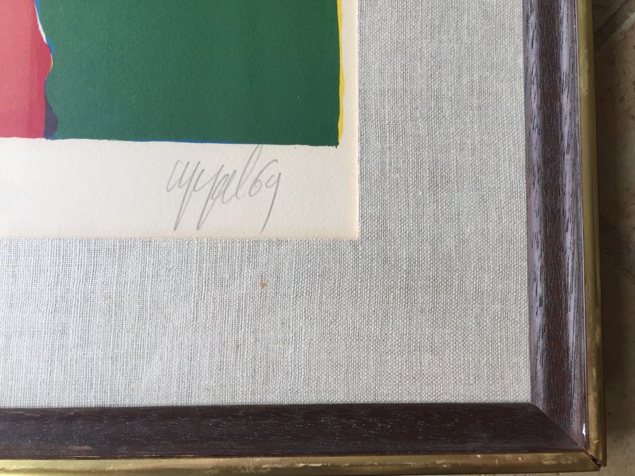 JUST ADDED - Karel Appel (Dutch, 1921-2006) Abstract 1969 Limited Edition Lithograph Hand Signed 60/85 [Photo 7]