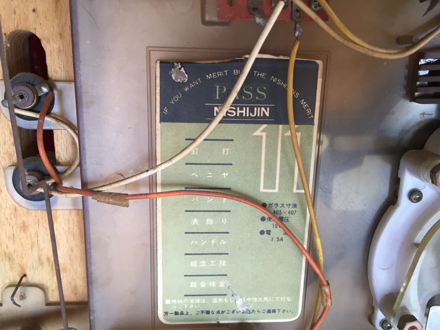 Vintage Nishijin Pachinko Machine Super DX For Restoration Or Parts