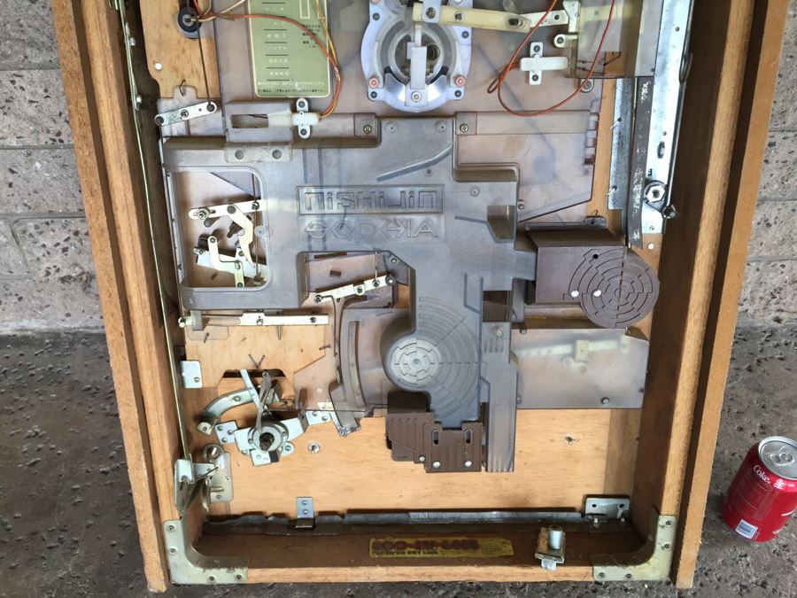 Vintage Nishijin Pachinko Machine Super DX For Restoration Or Parts [Photo 9]