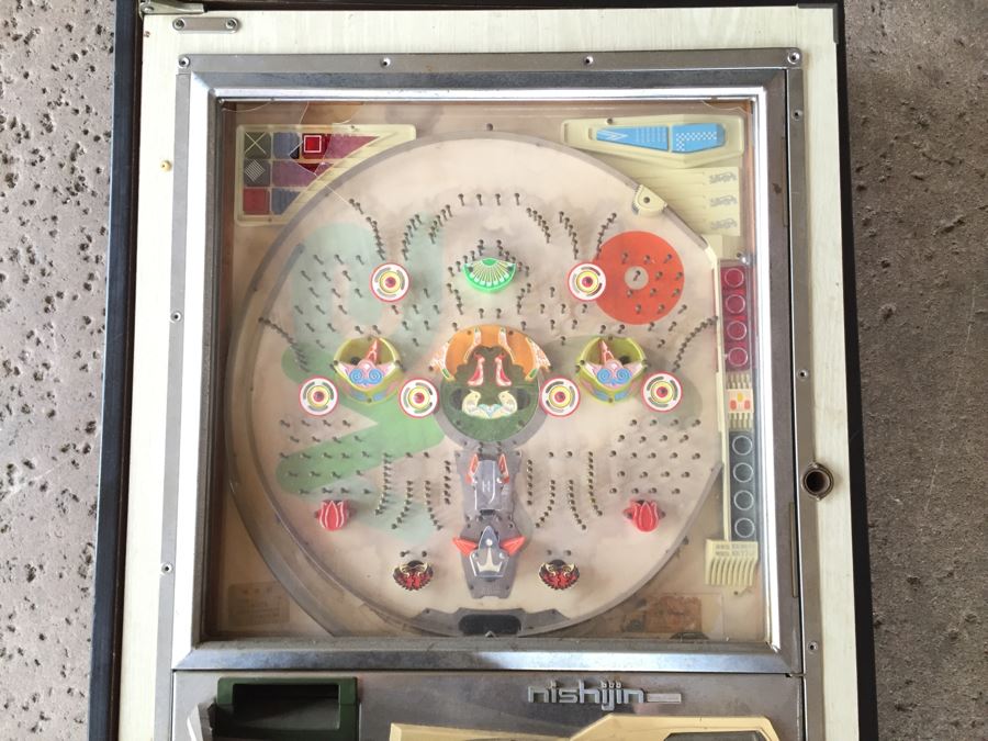 Vintage Nishijin Pachinko Machine Super DX For Restoration Or Parts [Photo 13]