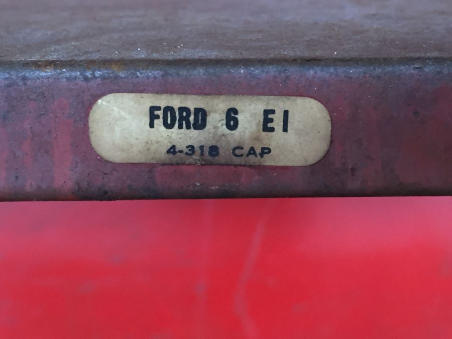 Vintage Automotive Parts Metal Storage Locker Tune-Up Center ESSEX Cars [Photo 12]