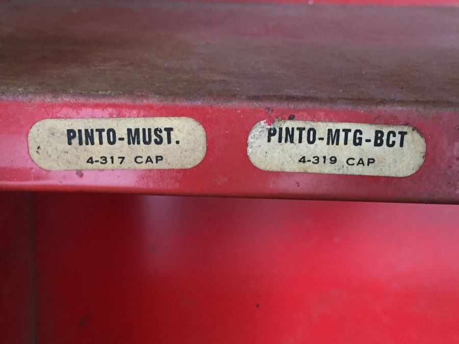 Vintage Automotive Parts Metal Storage Locker Tune-Up Center ESSEX Cars [Photo 15]