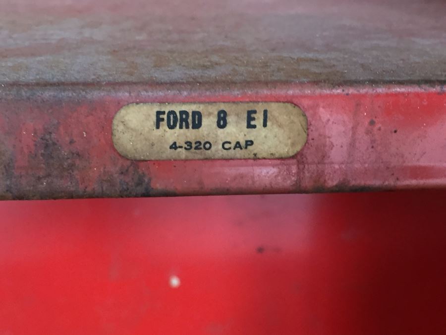 Vintage Automotive Parts Metal Storage Locker Tune-Up Center ESSEX Cars [Photo 13]