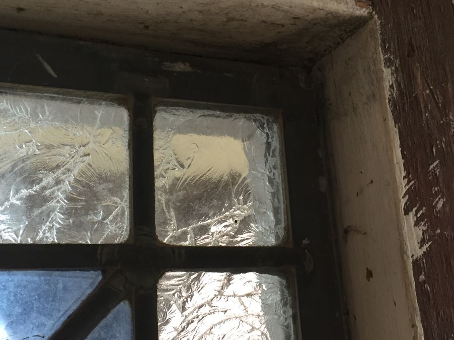 Large Stained Glass Window With Wooden Frame [Photo 13]