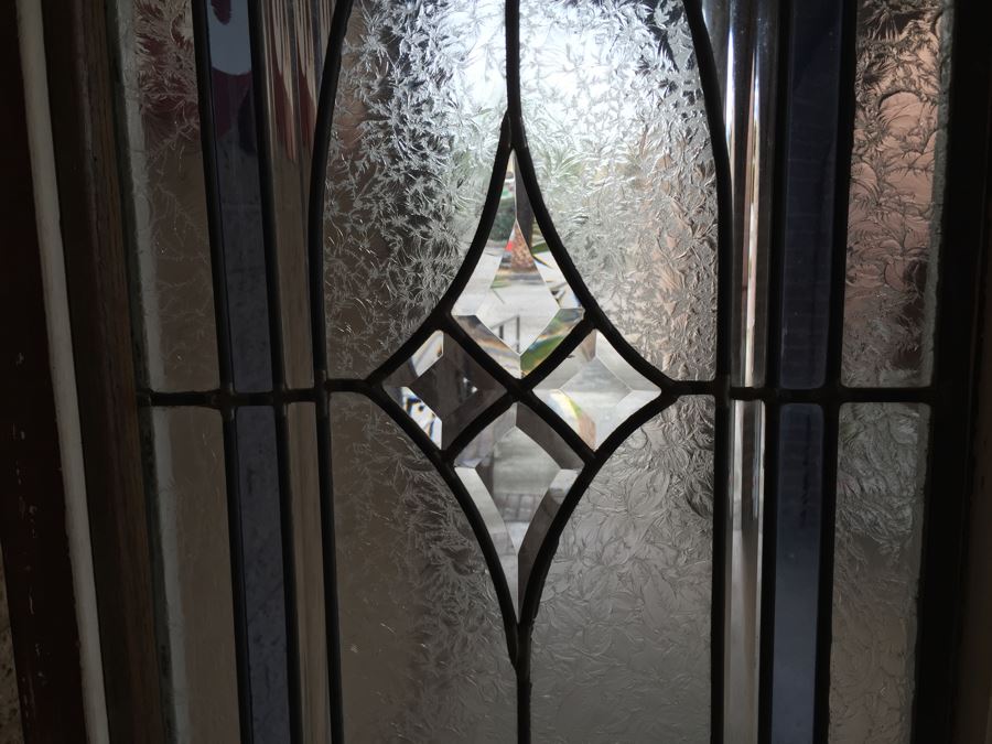 Large Stained Glass Window With Wooden Frame [Photo 11]