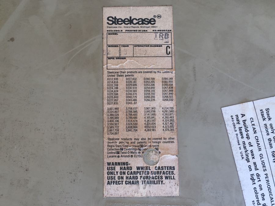 Modern Steelcase Chrome Max-Stacker Chair [Photo 3]