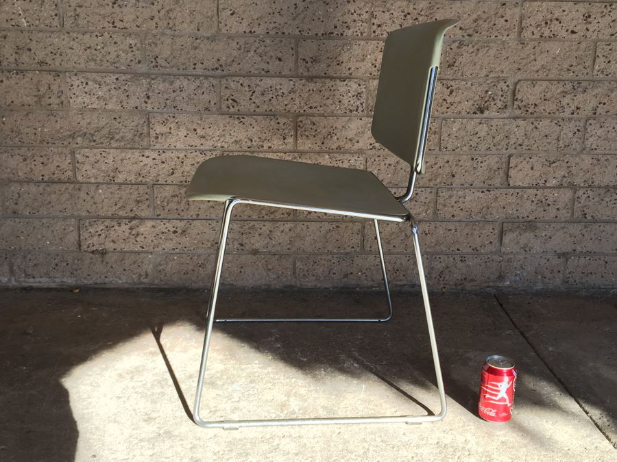 Modern Steelcase Chrome Max-Stacker Chair [Photo 1]