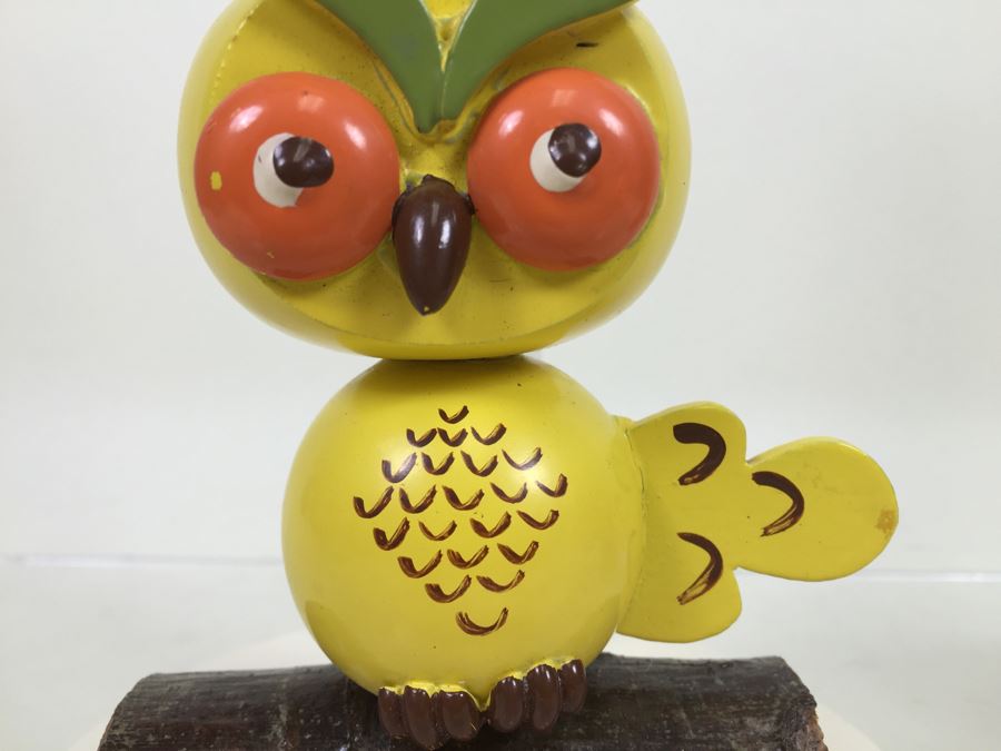 Vintage Wooden Owl Table Lamp By Nursery Plastics Inc [Photo 6]