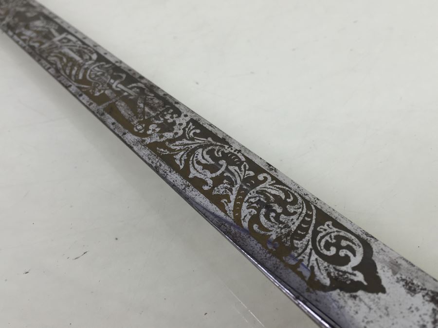 Vintage Knights Templar Masonic Ceremonial Sword [Photo 34]