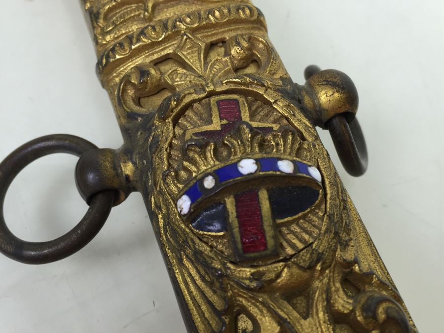 Vintage Knights Templar Masonic Ceremonial Sword [Photo 6]