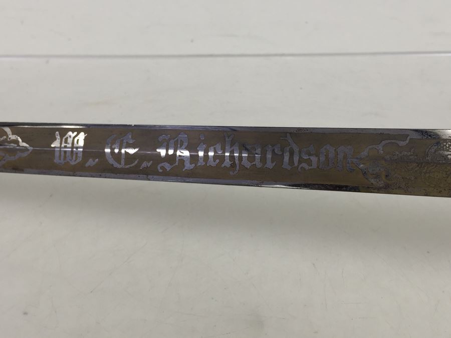 Vintage Knights Templar Masonic Ceremonial Sword [Photo 26]