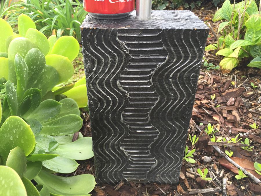 Modern Metal Sculpture On Wooden Base [Photo 12]