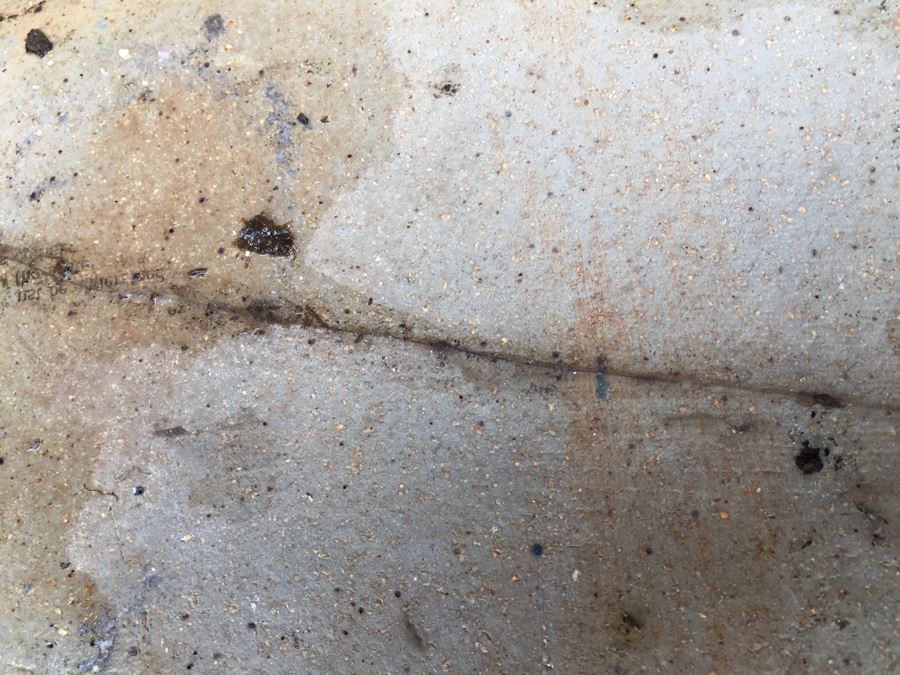 Outdoor Garden Table With Blue English Bench Vice, Various Pots And Partial Weather Vane [Photo 13]