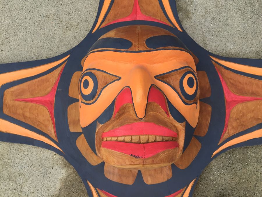 Large Wood Carved Pacific Northwest Sculpture [Photo 12]