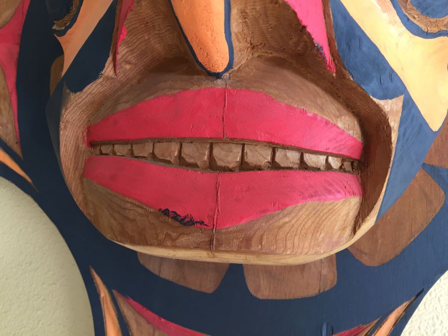 Large Wood Carved Pacific Northwest Sculpture [Photo 9]