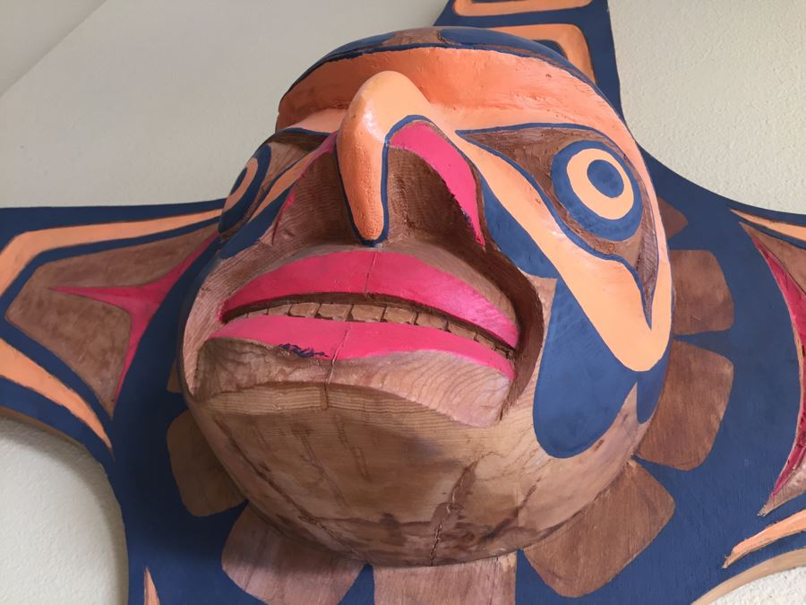 Large Wood Carved Pacific Northwest Sculpture [Photo 10]