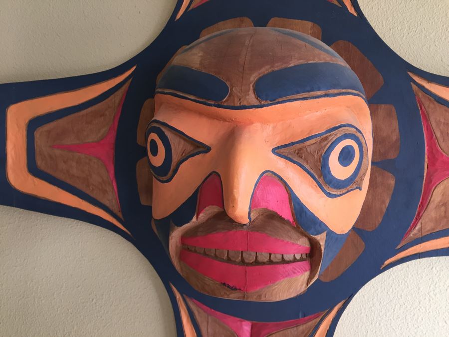 Large Wood Carved Pacific Northwest Sculpture [Photo 8]