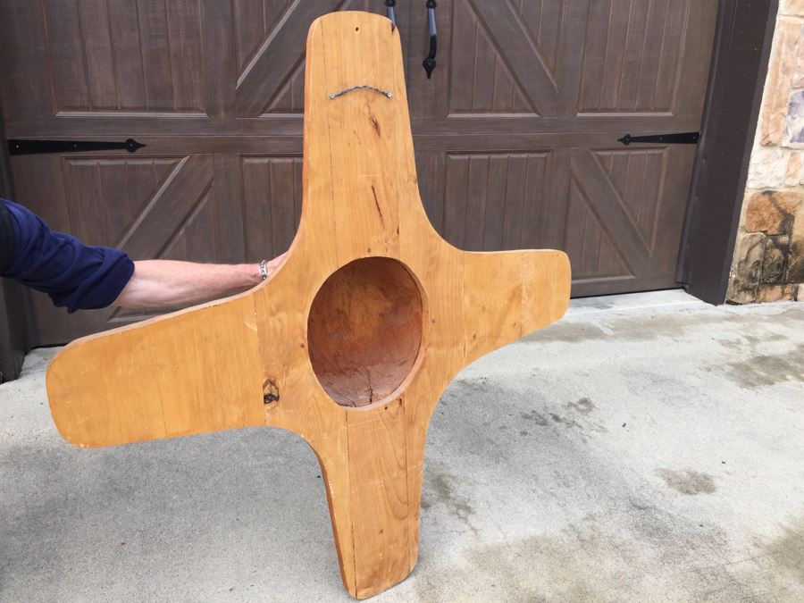 Large Wood Carved Pacific Northwest Sculpture [Photo 4]