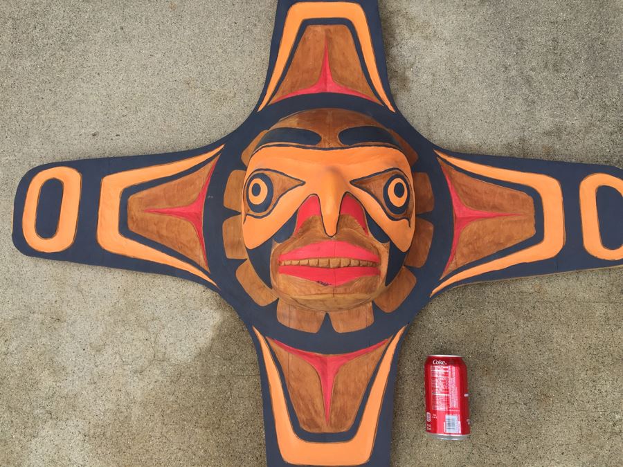 Large Wood Carved Pacific Northwest Sculpture [Photo 11]