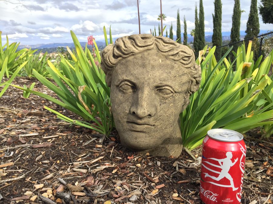 Outdoor Garden Decor Greek Face Pot [Photo 4]