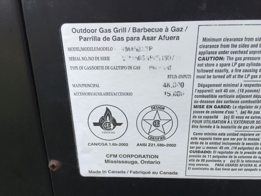 Vermont Castings Outdoor Gas Grill [Photo 17]