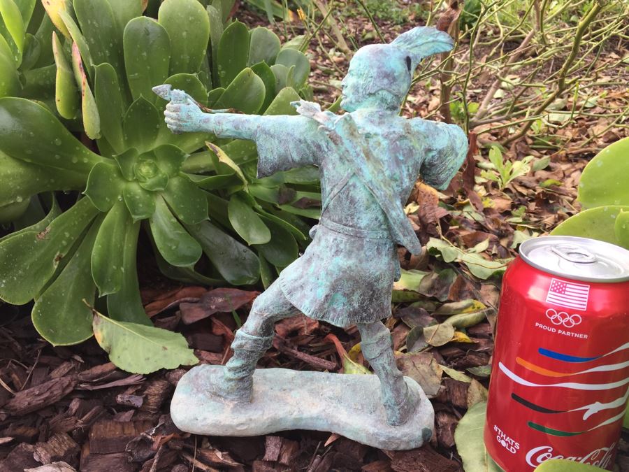 Malcolm DeMille 1989 Robin Hood Sculpture Garden Statue (Has Post) [Photo 2]