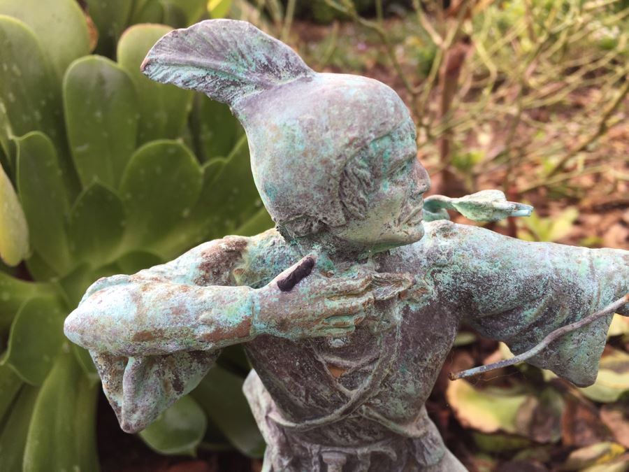 Malcolm DeMille 1989 Robin Hood Sculpture Garden Statue (Has Post) [Photo 5]