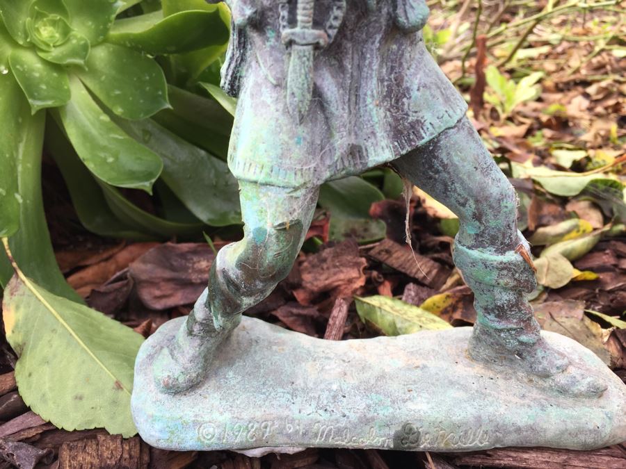 Malcolm DeMille 1989 Robin Hood Sculpture Garden Statue (Has Post) [Photo 8]