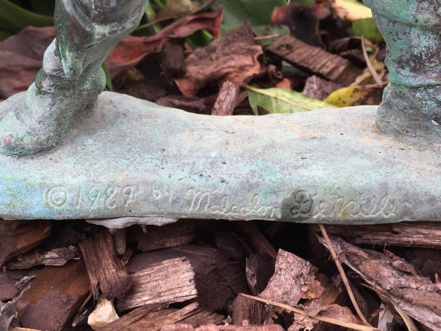 Malcolm DeMille 1989 Robin Hood Sculpture Garden Statue (Has Post) [Photo 9]