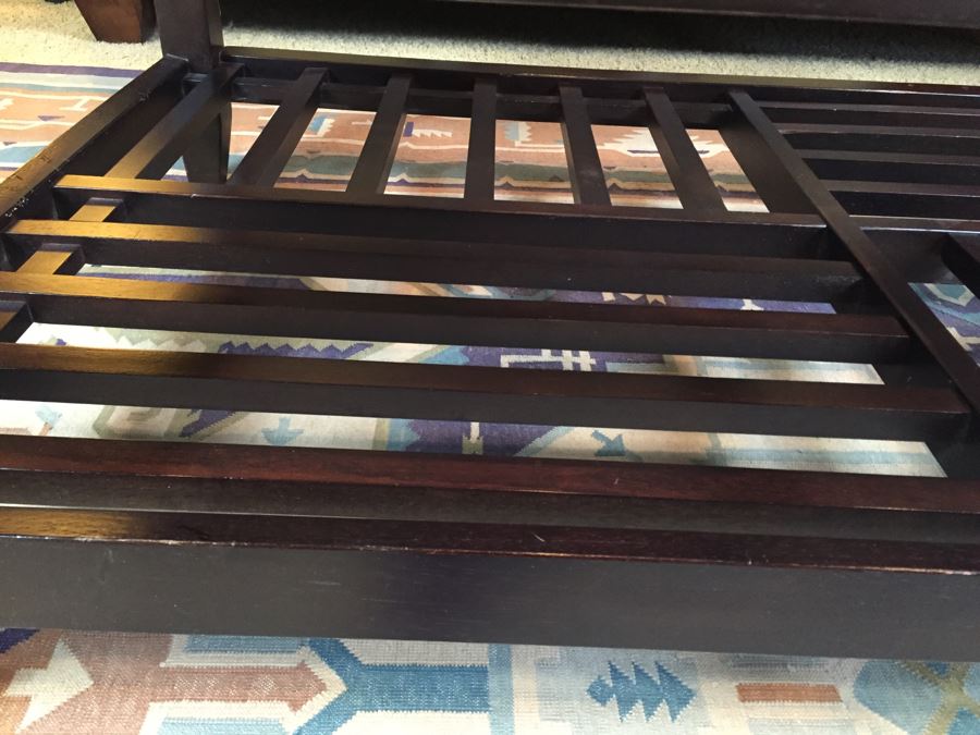 Klaussner Case Goods Two-Tier Wood And Glass Coffee Table [Photo 6]