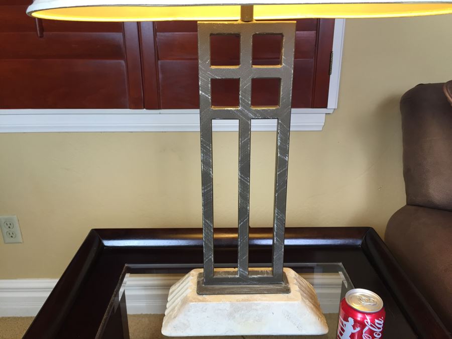 Table Lamp - Note Shade Is Damaged [Photo 3]