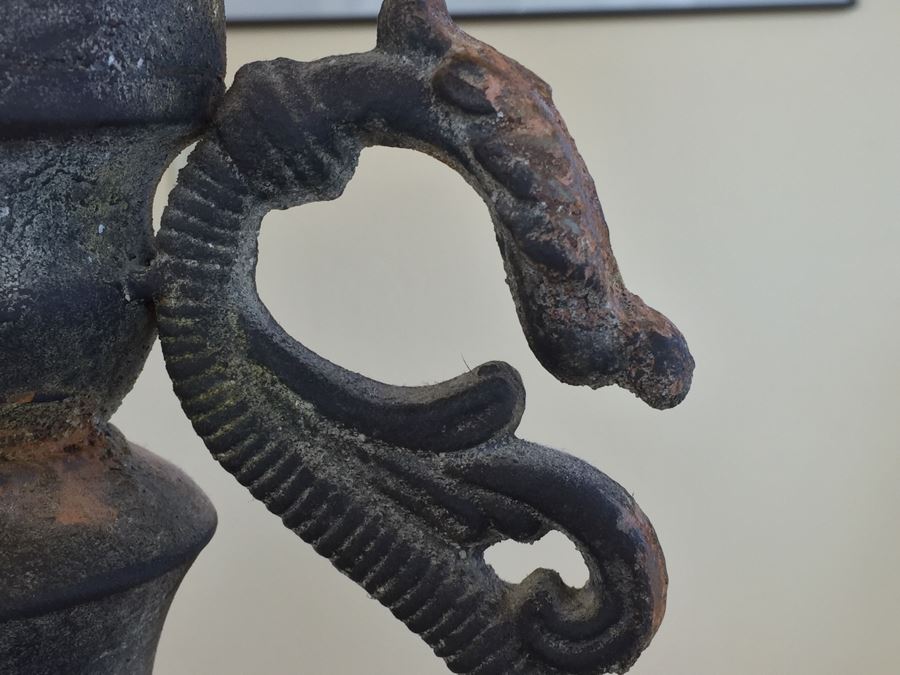 Nice Rustic Metal Lamp With Metal Shade [Photo 6]