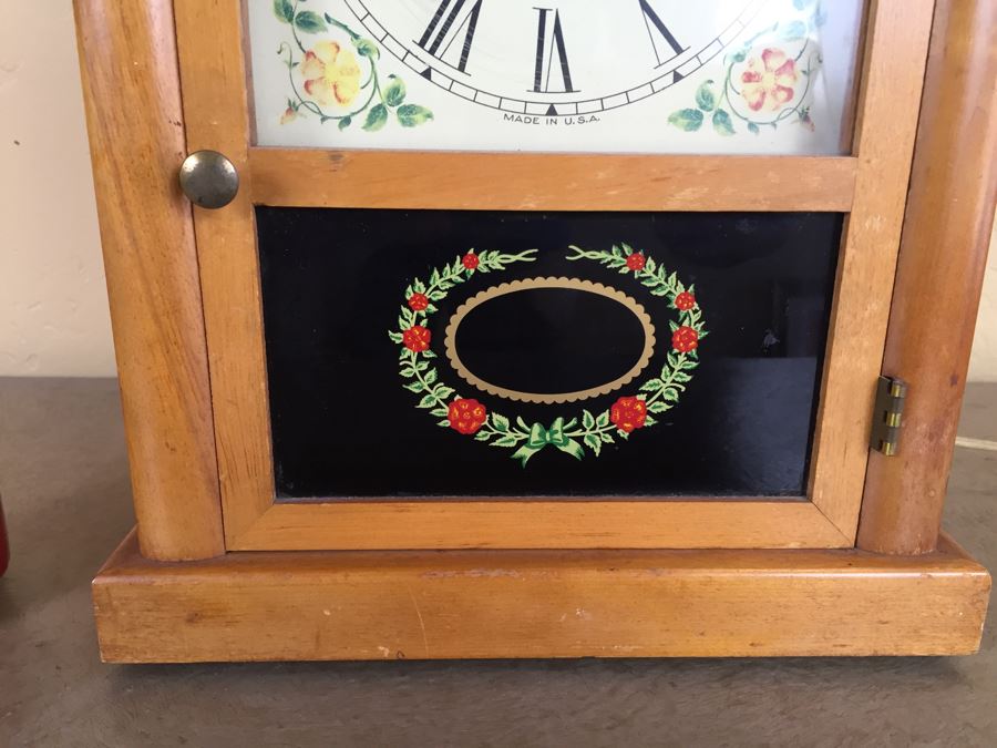 Seth Thomas Steeple Mantle Electric Clock Model No. E512-004 Working [Photo 5]