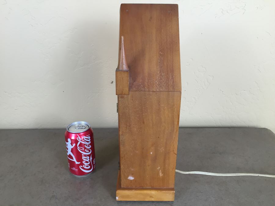 Seth Thomas Steeple Mantle Electric Clock Model No. E512-004 Working [Photo 11]