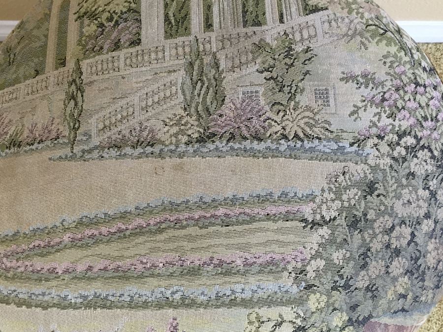 Round Upholstered Stool [Photo 4]