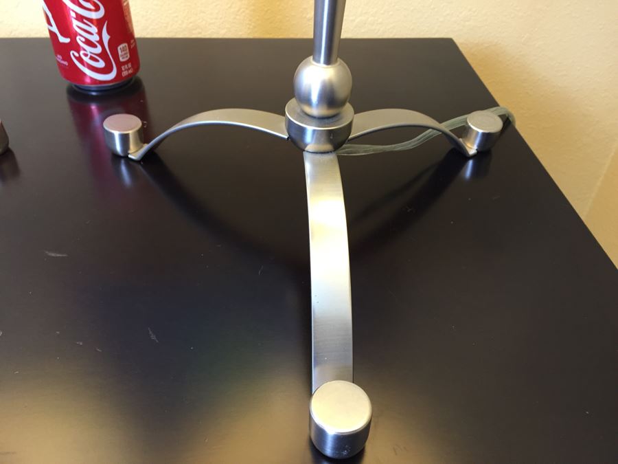 Pair Of Modern Metal Table Lamps [Photo 3]