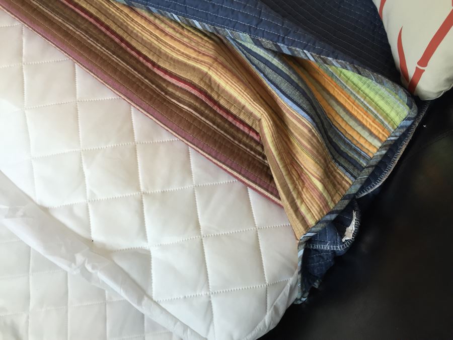 Day Bed With Trundle Plus Accent Pillows And Bedding [Photo 12]