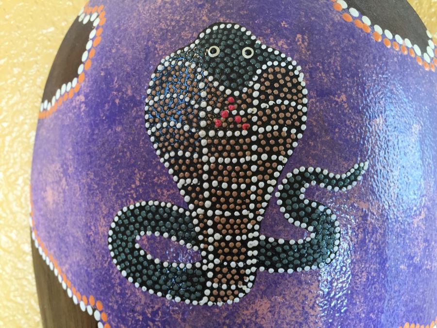 Pair Of Carved Wood Ethnic Decorative Masks Possibly African [Photo 7]