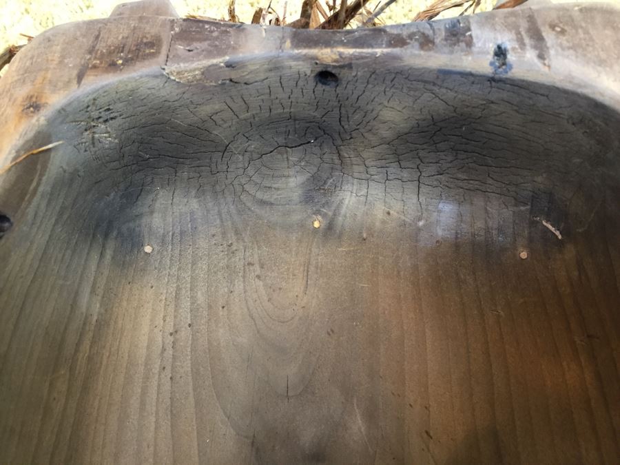 Very Cool Carved Wooden Face Mask With Mother Of Pearl Possibly Pacific Northwest [Photo 12]