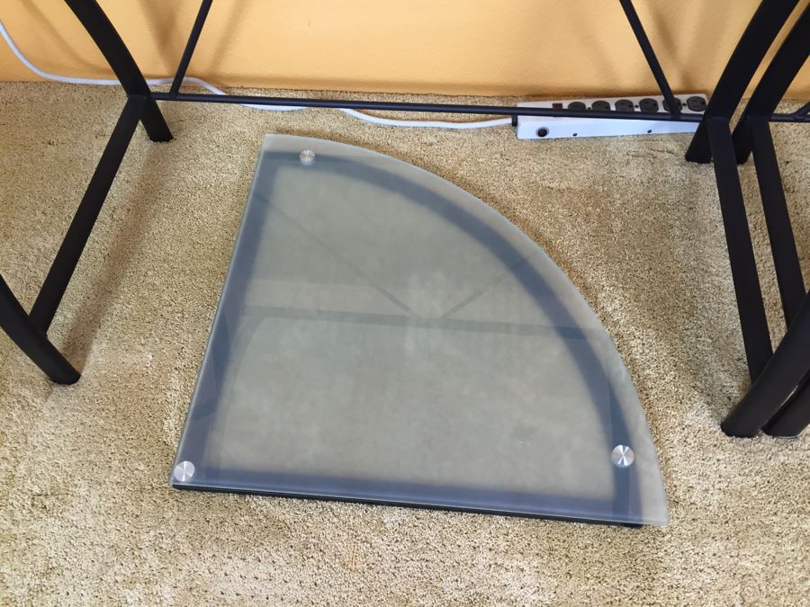 5-Piece Metal And Glass Office Furniture [Photo 9]