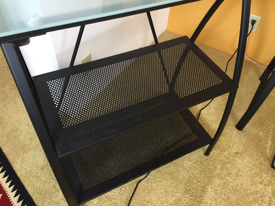 5-Piece Metal And Glass Office Furniture [Photo 12]