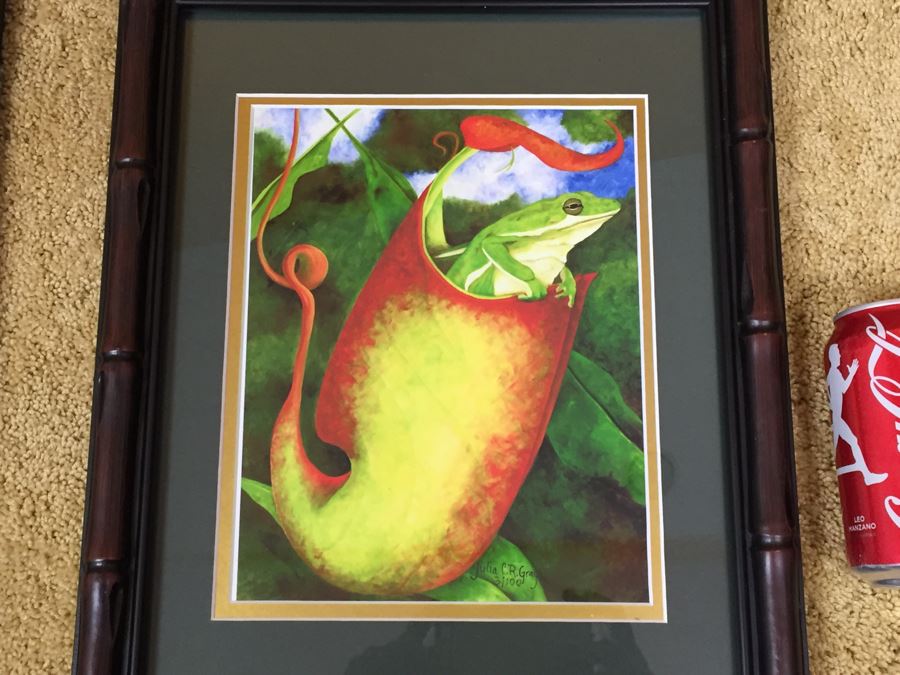 Pair Of Framed Prints Signed By Artist Julia C.R. Gray [Photo 3]