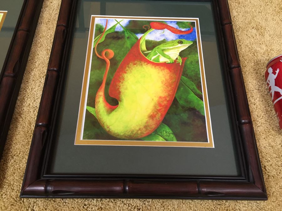 Pair Of Framed Prints Signed By Artist Julia C.R. Gray [Photo 12]