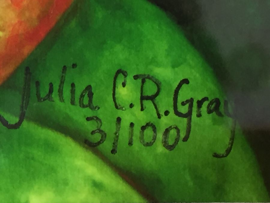 Pair Of Framed Prints Signed By Artist Julia C.R. Gray [Photo 11]