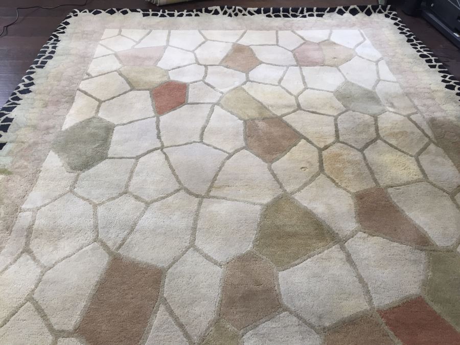 Fuzzy Turtle Safari Collection Wool Rug Made In India 8' x 11' [Photo 6]